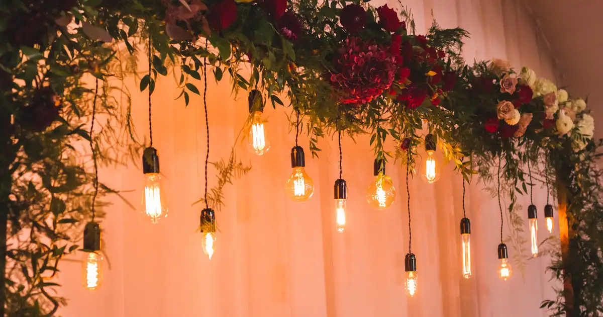 Party celebration with sparkler lights and dynamic event lighting creating energetic atmosphere